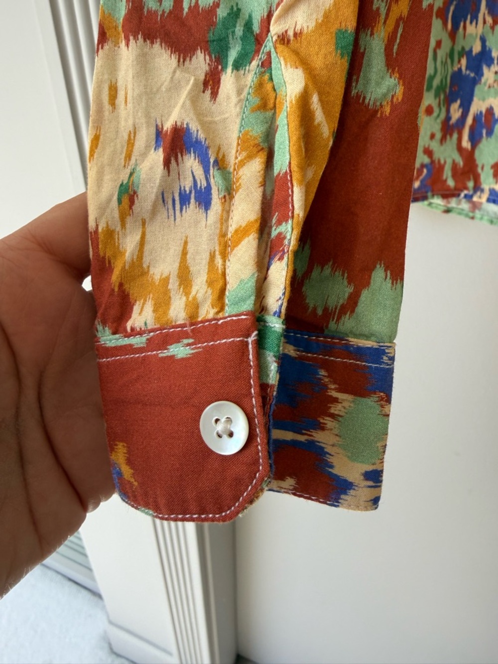 Sezane Button Down Blouse - Picture 3 of 4